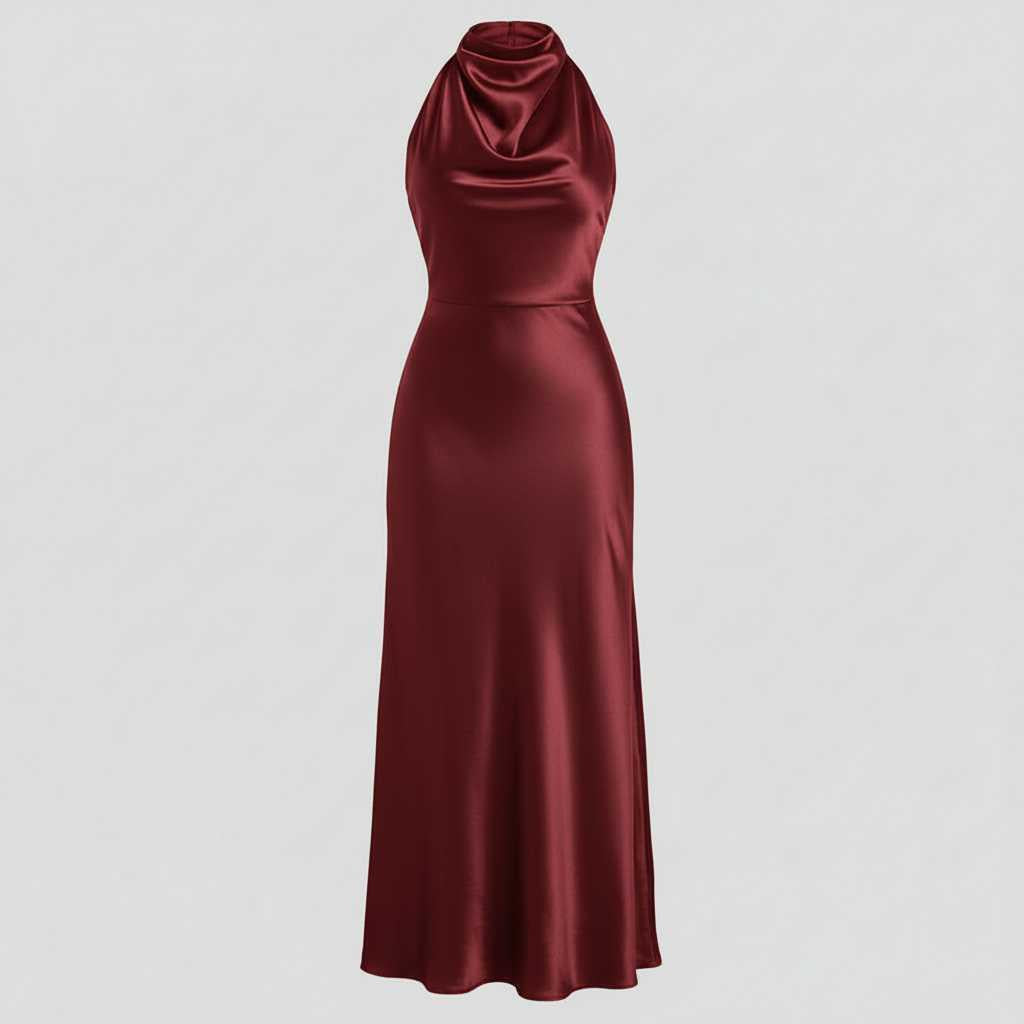 Robe de Soirée Chic Dos Nu Femme | Midi Élégante