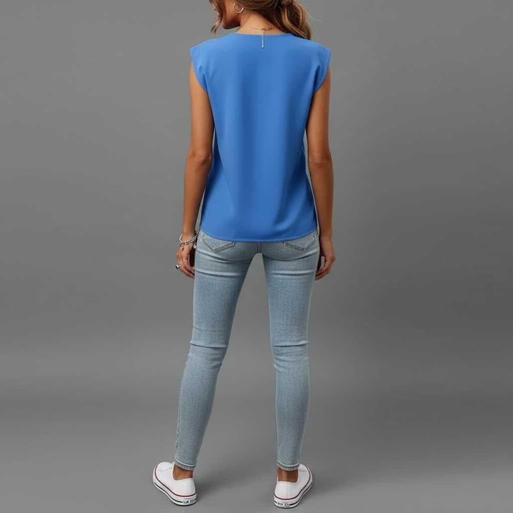 Chemisier d'été moderne | Vêtement féminin élégant