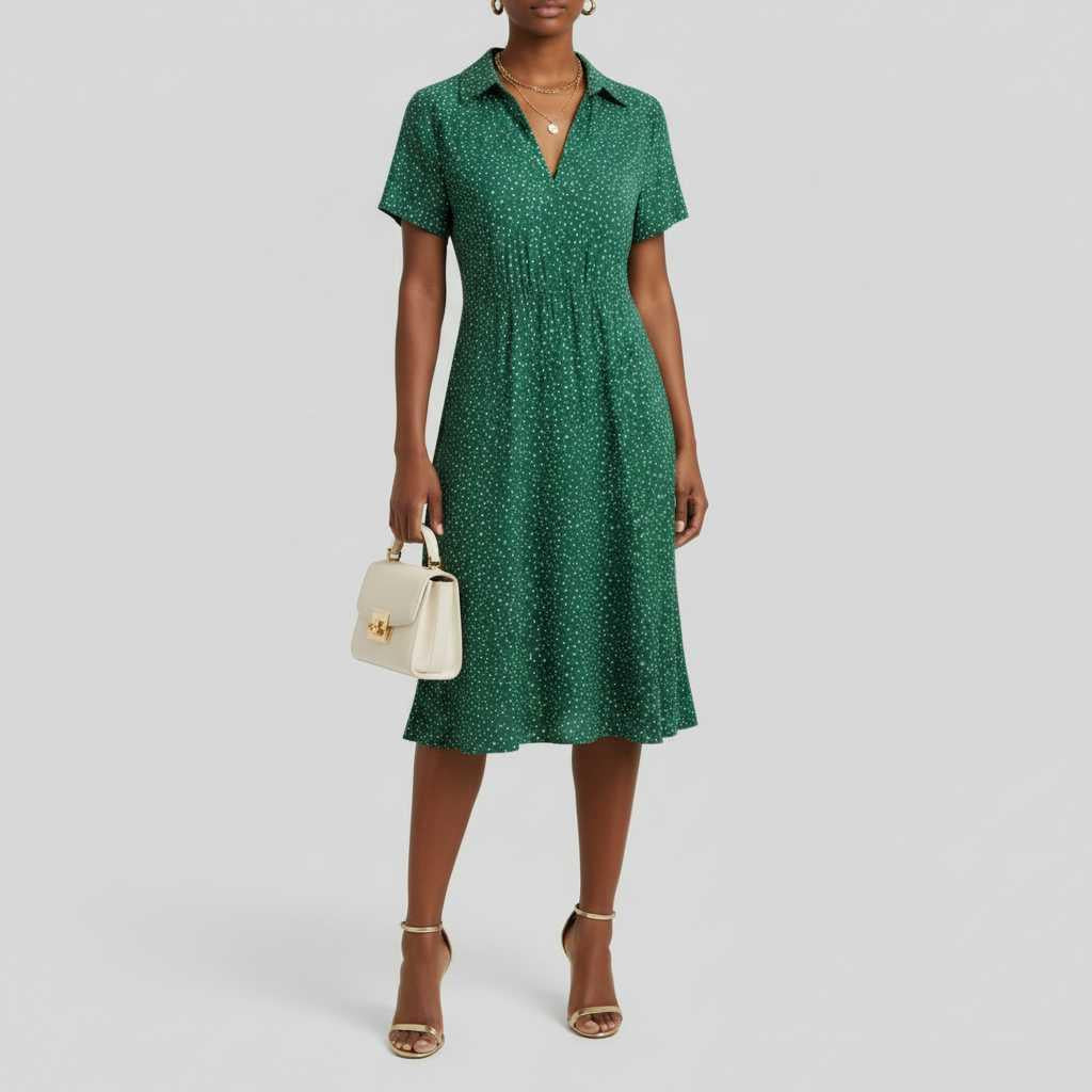 Robe Midi Femme Chic | Élégance Décontractée