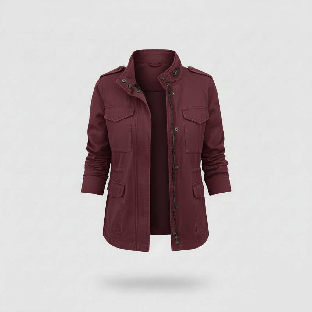 Veste Moderne Femme | Veste à Fermeture Éclair Ajustée