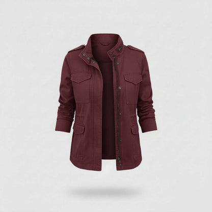 Veste Moderne Femme | Veste à Fermeture Éclair Ajustée