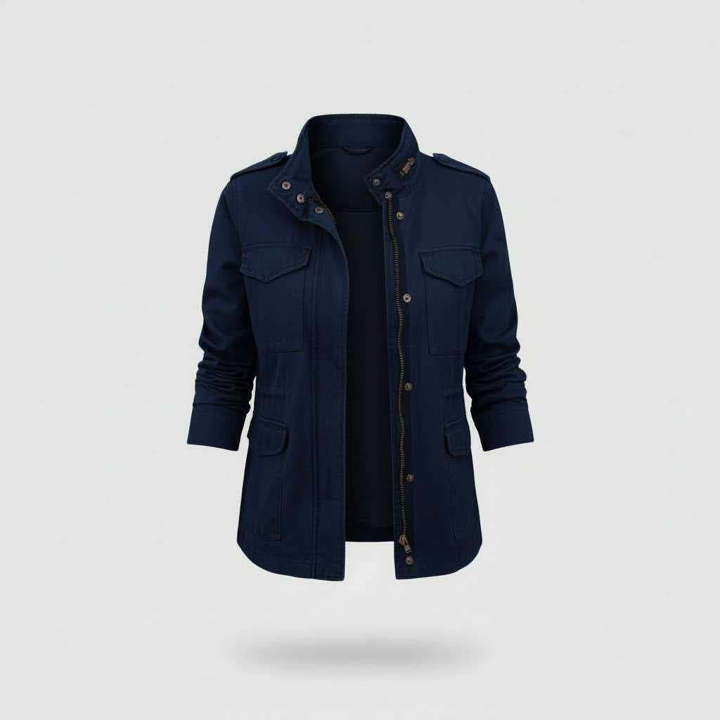 Veste Moderne Femme | Veste à Fermeture Éclair Ajustée